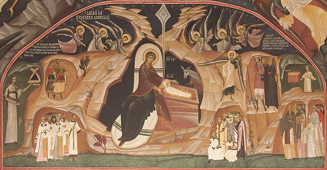 Orthodoxe Weihnachtsdarstellung