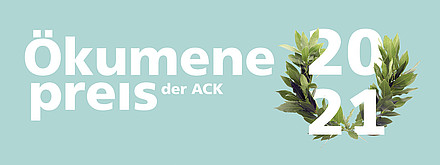 Das Logo des Ökumenepreises 2021 der ACK.