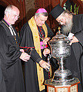 Landesbischof Friedrich Weber, Bischof Karl-Heinz Wiesemann, Erzpriester Radu Constantin Miron