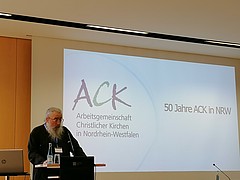 Erzpriester Miron hielt den Festvortrag beim 50. Jubiläum der ACK in Nordrhein-Westfalen.
