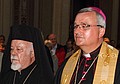 Metropolit Augoustinos (li.) und Bischof Karl-Heinz Wiesemann beim Tag der Schöpfung 2014 in München, Foto: ACK