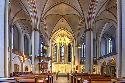 Blick in die Hauptkirche St. Petri. Foto: Bautsch.